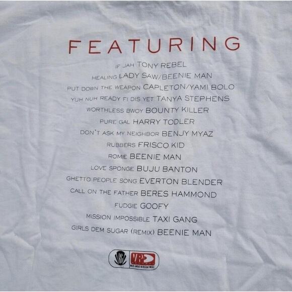 Vtg 90s 1997 Reggae Gold Award Show Promo T Shirt XL Hip Hop Rap Buju Capleton - Picture 4 of 6